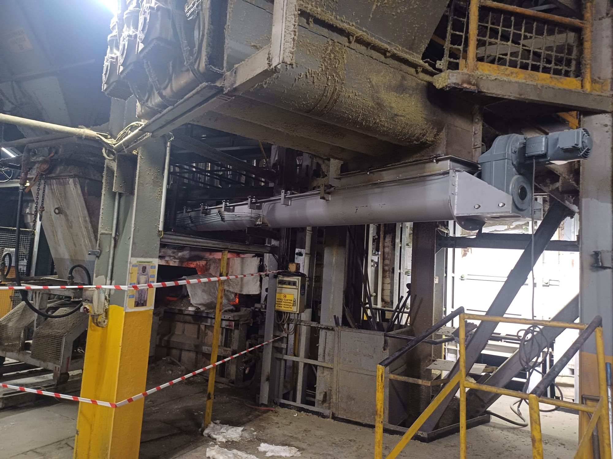 Izocam Tarsus - Scrap Screw Conveyor Fabrication and Installation