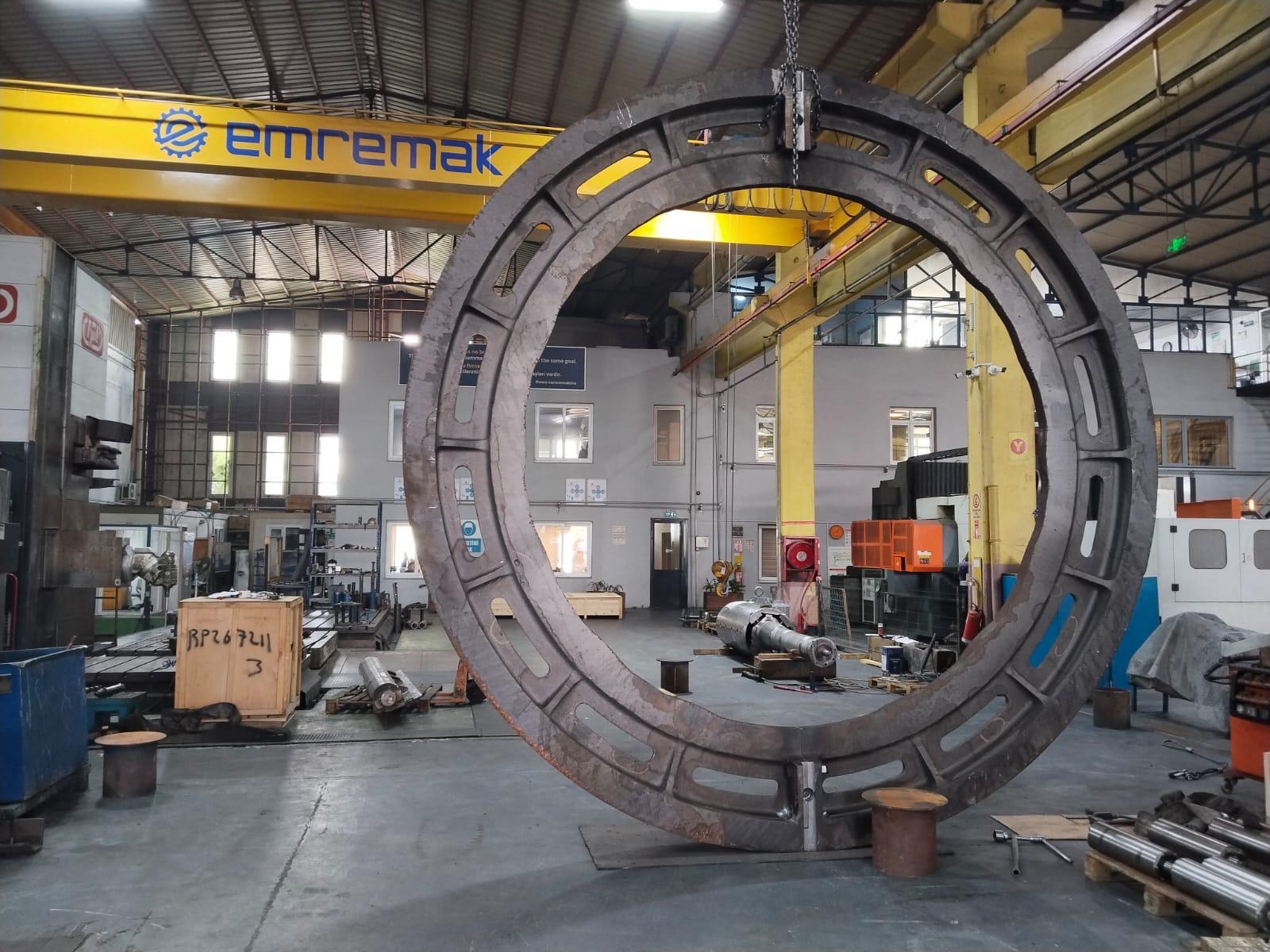 Ladle Turret Slew Ring Gear Rim